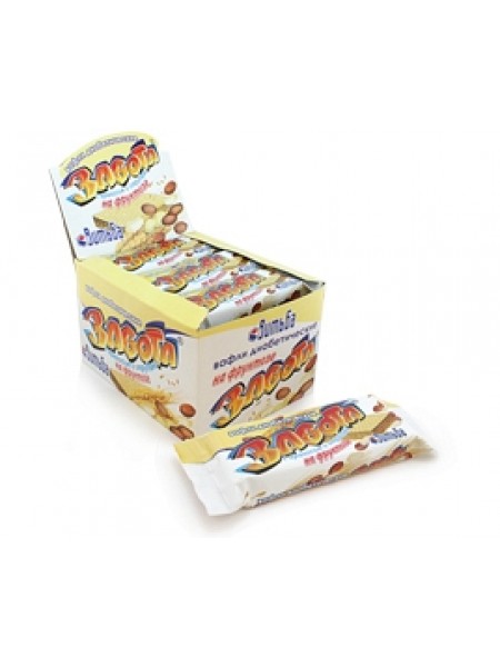 Вафли Забота на фруктозе с арахисом и отруб 33г*15шт Витьба КФ Вафли Забота на фруктозе с арахисом и отруб 33г*15шт Витьба КФ